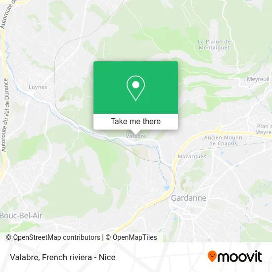 Valabre map