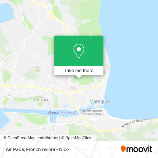 Air Paca map