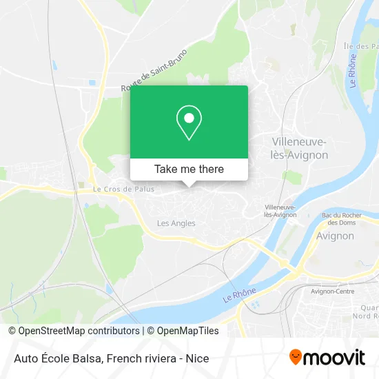 Auto École Balsa map