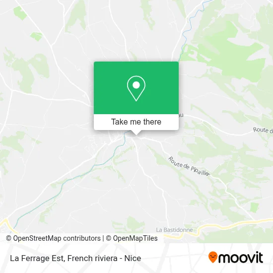 La Ferrage Est map