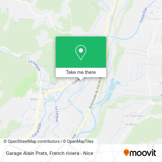 Mapa Garage Alain Prats