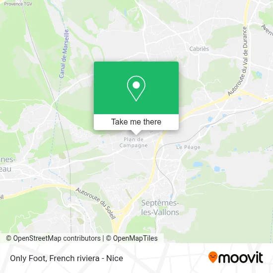 Only Foot map
