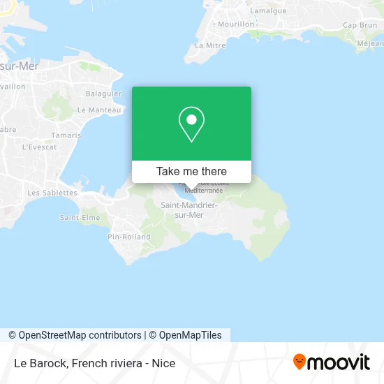 Le Barock map