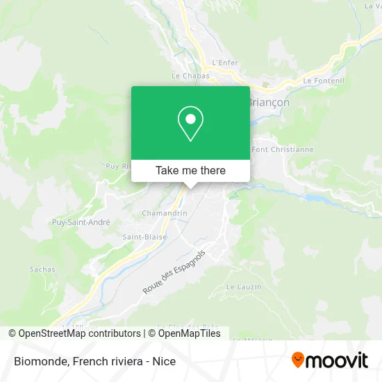 Biomonde map