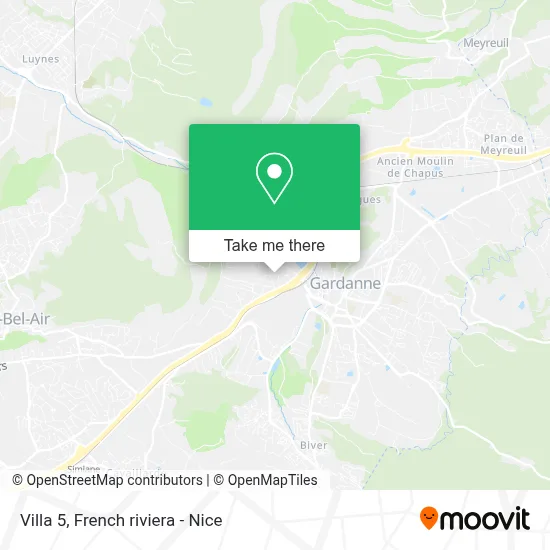 Villa 5 map