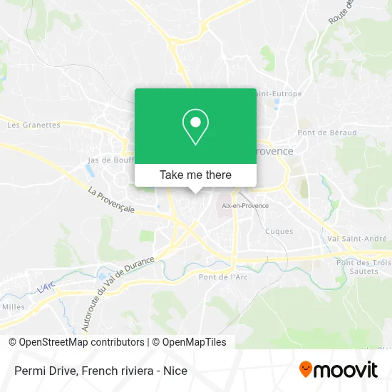 Permi Drive map