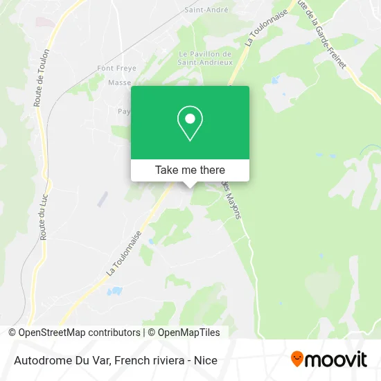 Autodrome Du Var map