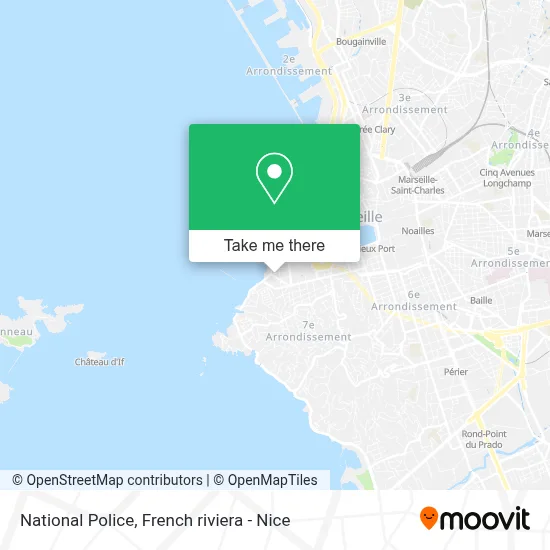 Police Nationale map