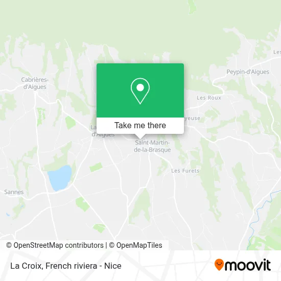 La Croix map