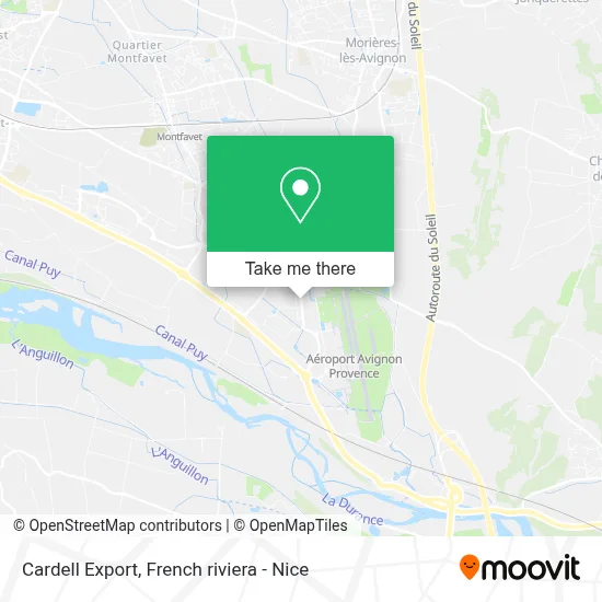 Cardell Export map
