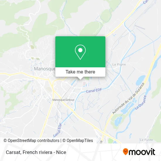 Carsat map