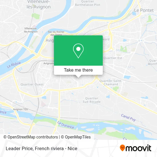 Leader Price map