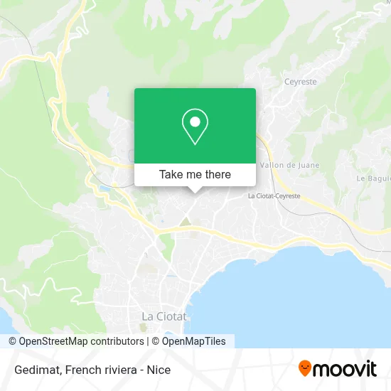 Gedimat map