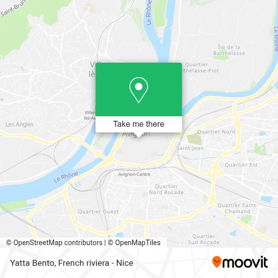 Yatta Bento map