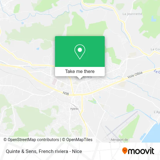 Quinte & Sens map