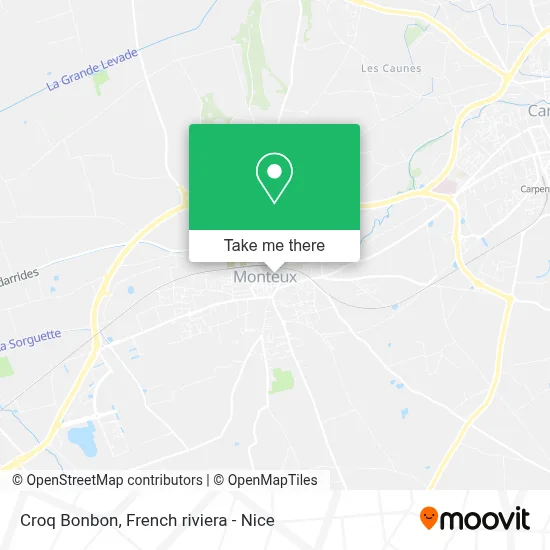 Croq Bonbon map