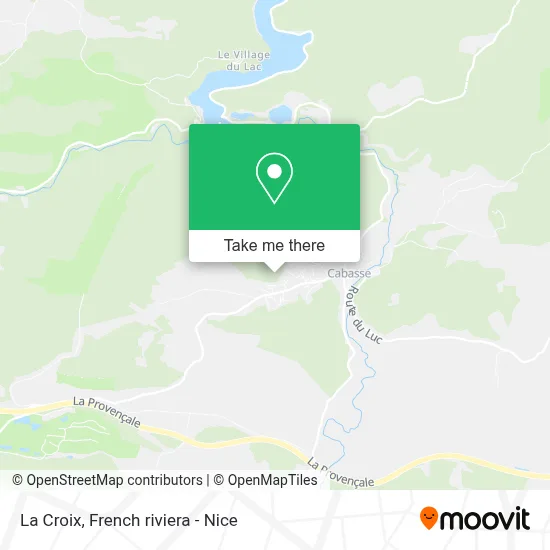 La Croix map
