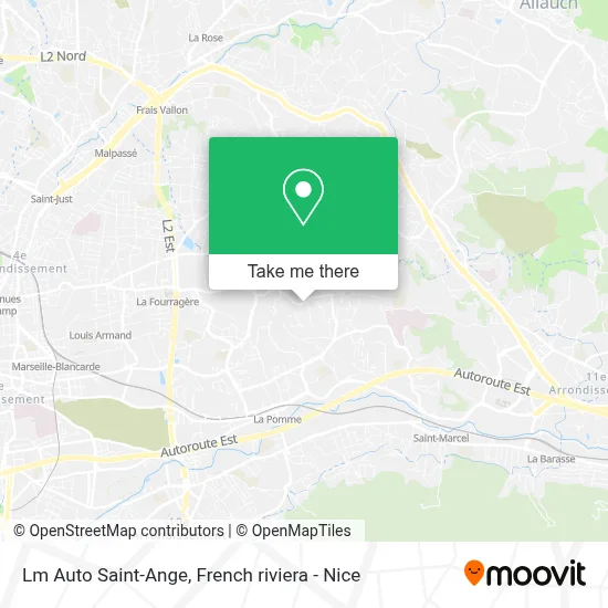 Lm Auto Saint-Ange map