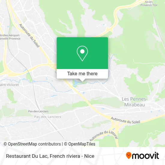 Restaurant Du Lac map