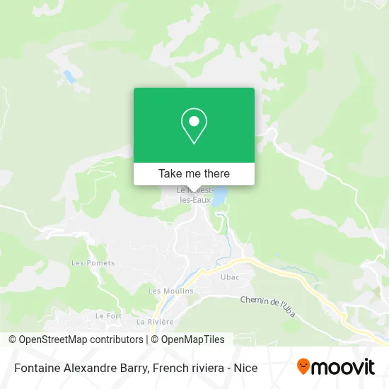 Fontaine Alexandre Barry map
