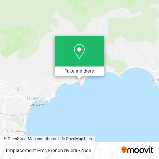 Emplacement Pmr map