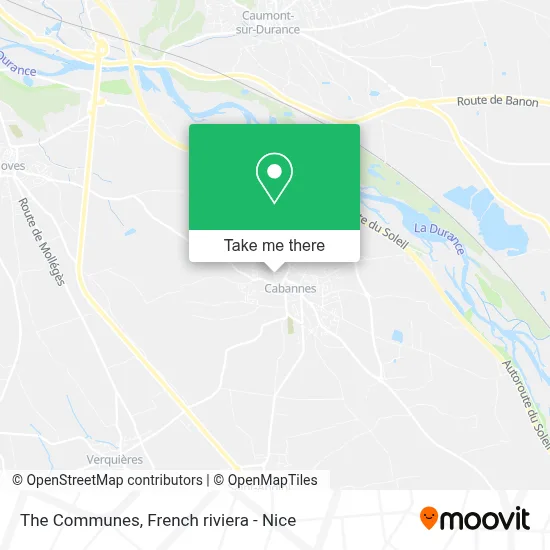 Les Communes map