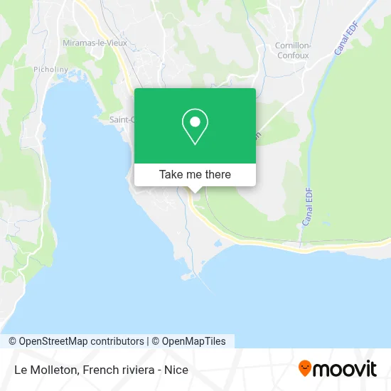 Le Molleton map