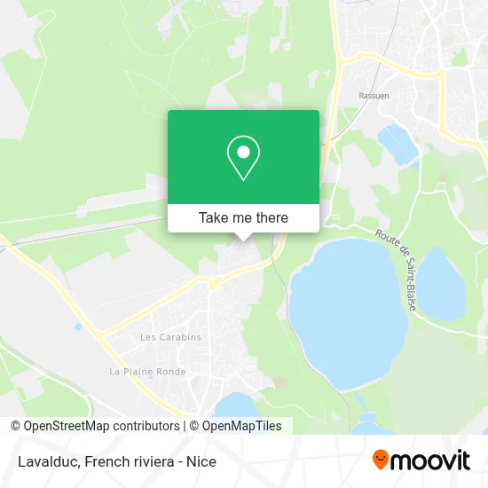 Lavalduc map