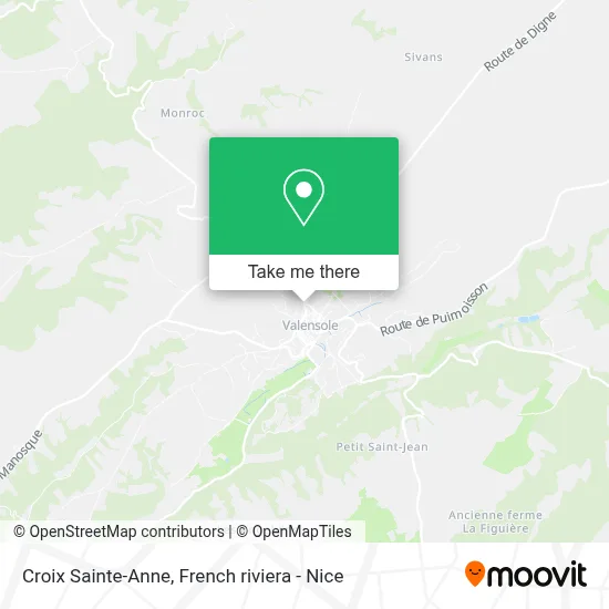 Croix Sainte-Anne map