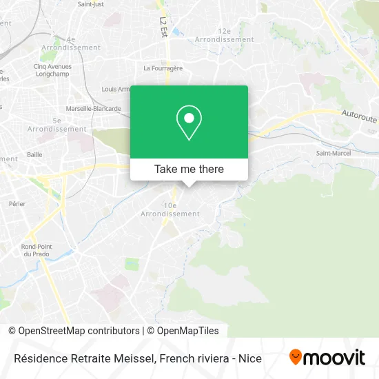 Résidence Retraite Meissel map