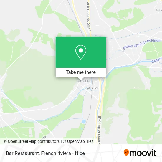 Bar Restaurant map