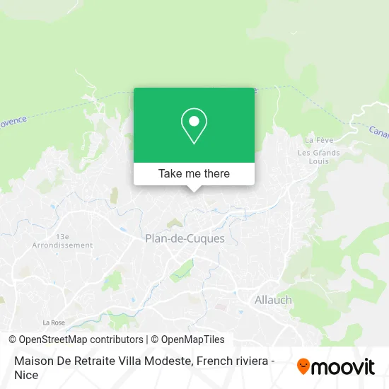 Maison De Retraite Villa Modeste map