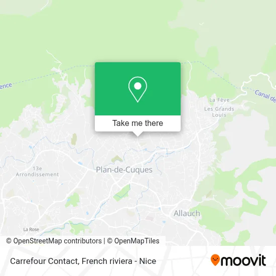 Carrefour Contact map