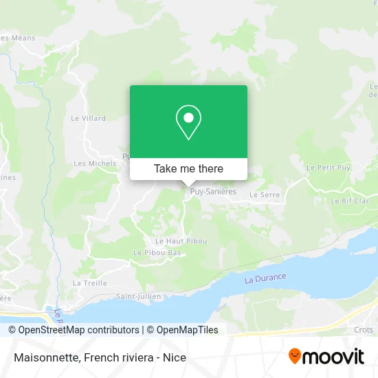 Maisonnette map