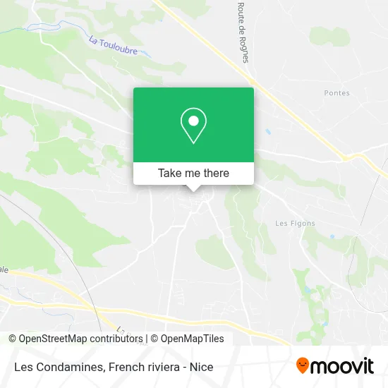 Les Condamines map