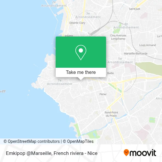 Emkipop @Marseille map