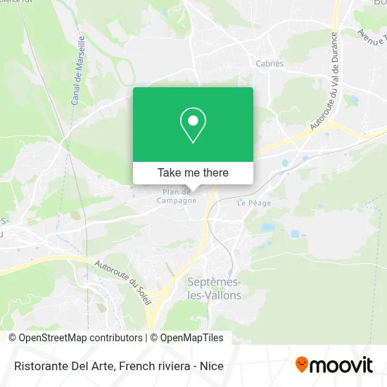 Ristorante Del Arte map