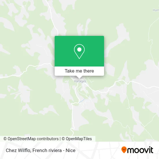 Chez Wilflo map