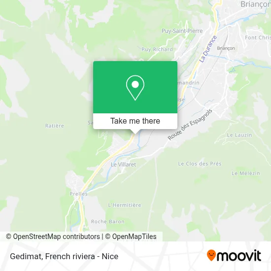 Gedimat map