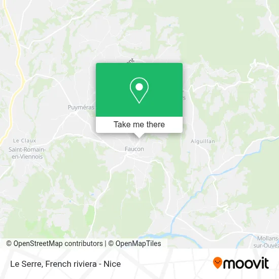 Le Serre map