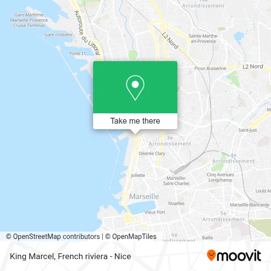 King Marcel map