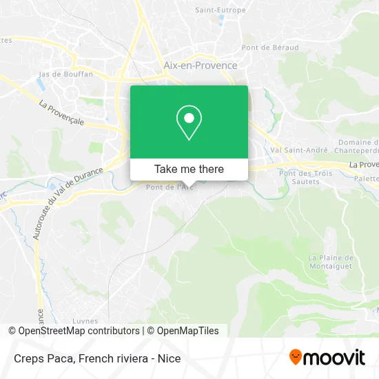 Creps Paca map