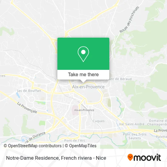 Résidence Notre-Dame map