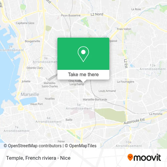 Temple map