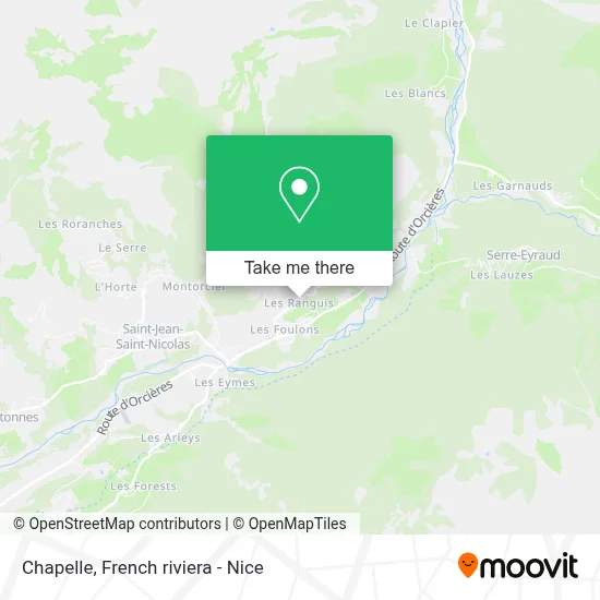 Chapelle map
