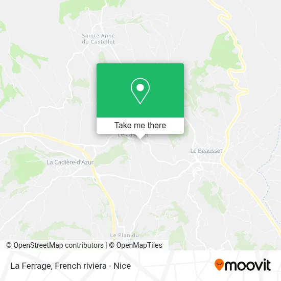 La Ferrage map