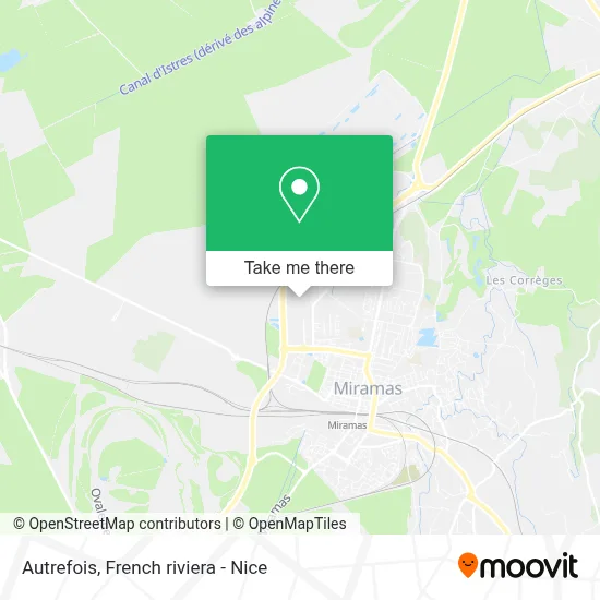 Autrefois map