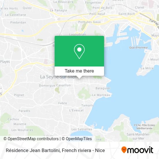 Résidence Jean Bartolini map