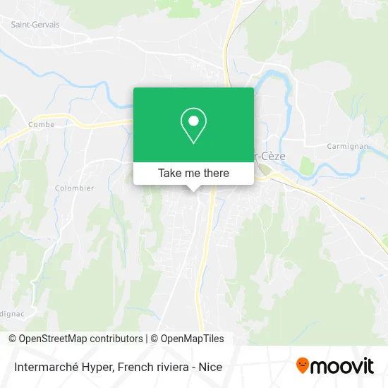 Intermarché Hyper map