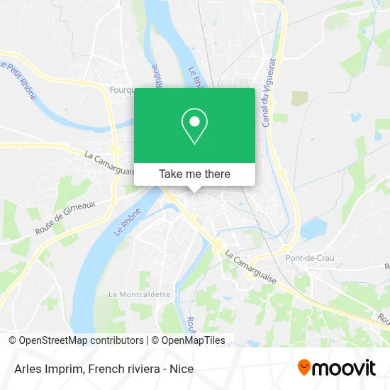 Arles Imprim map